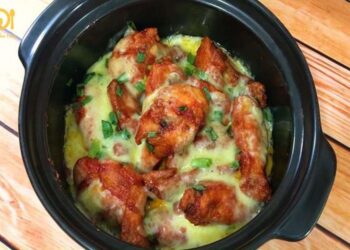 gà nướng phô mai