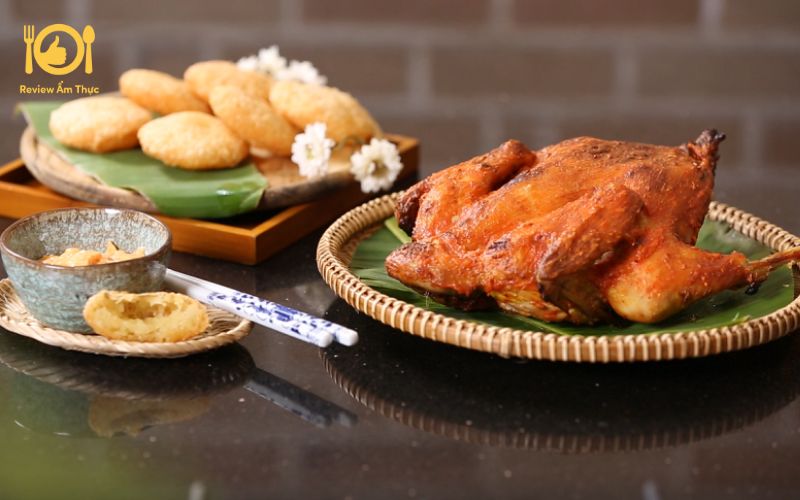 Cách làm gà nướng sầu riêng - Món ngon xứ Lái Thiêu, Bình Dương 11 gà nướng sầu riêng