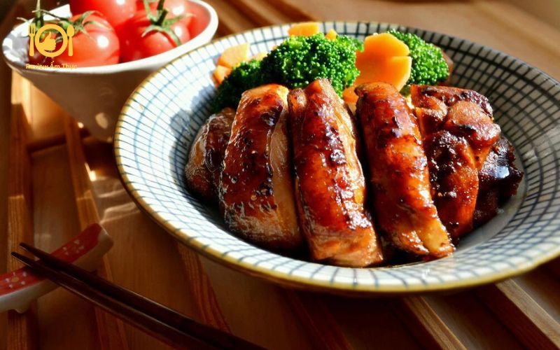 Hướng dẫn cách làm gà nướng Teriyaki chuẩn vị Nhật Bản 18 ga nuong teriyaki