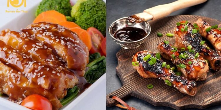 gà nướng teriyaki nồi chiên không dầu