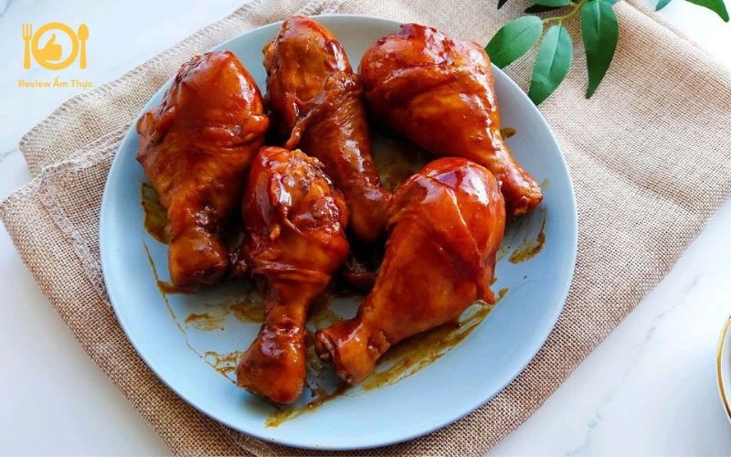 Lạ miệng với món gà nướng Teriyaki nồi chiên không dầu 13 gà nướng teriyaki nồi chiên không dầu