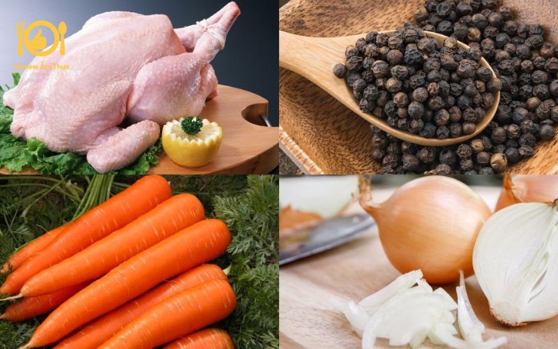 Công thức nấu món gà nướng tiêu đen mùi vị thơm ngon nức mũi 9 gà nướng tiêu đen