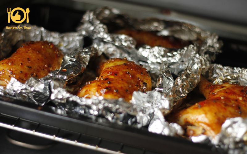 Công thức nấu món gà nướng tiêu đen mùi vị thơm ngon nức mũi 12 gà nướng tiêu đen