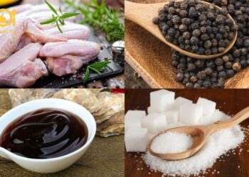 gà nướng tiêu đen