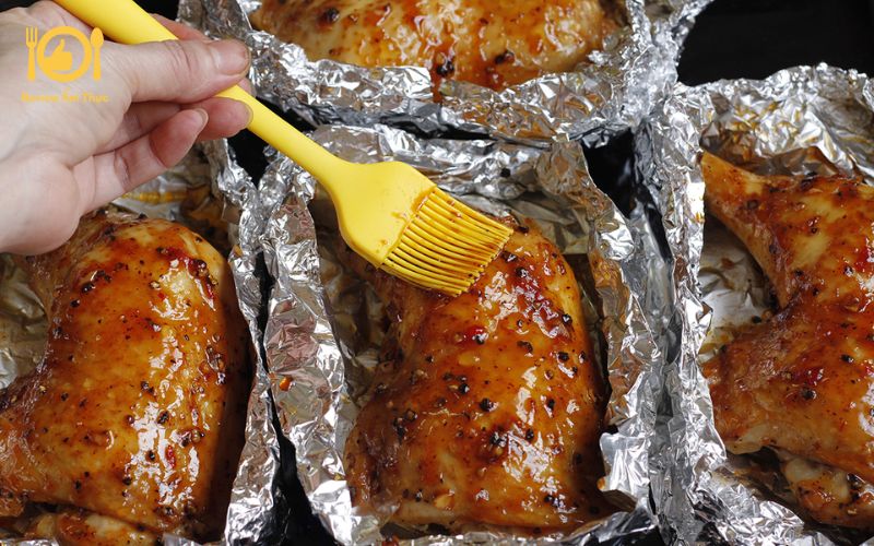 Hướng dẫn bạn bí quyết làm gà nướng tiêu KFC ngon như ngoài hàng 8 gà nướng tiêu kfc