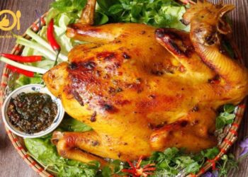 gà nướng xá xíu