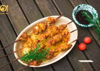 Mề gà nướng ngũ vị hương