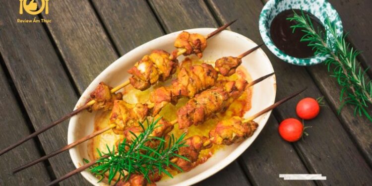 Mề gà nướng ngũ vị hương