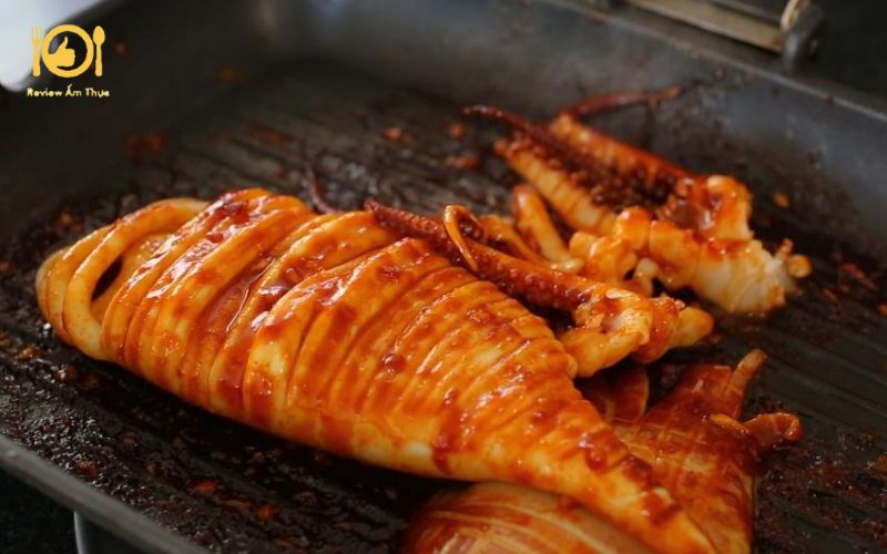 Mực một nắng nướng sa tế - Cách làm món ăn ngon và hấp dẫn nhất 6 mực một nắng nướng sa tế