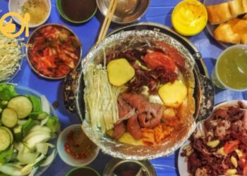 nầm bò nướng thu ngân