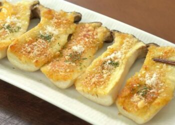 nấm đùi gà nướng bơ tỏi