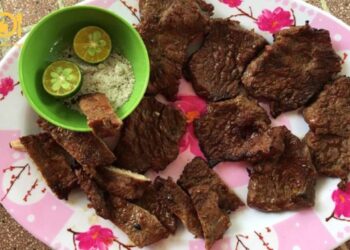 thịt bò nướng mọi