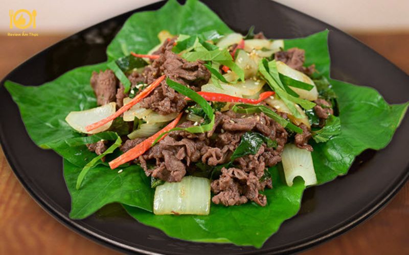 Công thức chế biến thịt bò xào lá lốt có 1 không 2 từ đầu bếp 6 thịt bò xào lá lốt