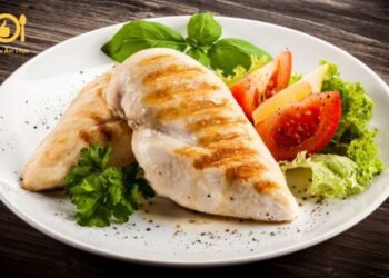 ức gà nướng giấy bạc