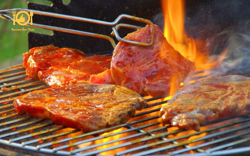 Cách làm bò nướng tảng sốt phô mai thơm ngon béo ngậy tại nhà 16 bò nướng tảng sốt phô mai