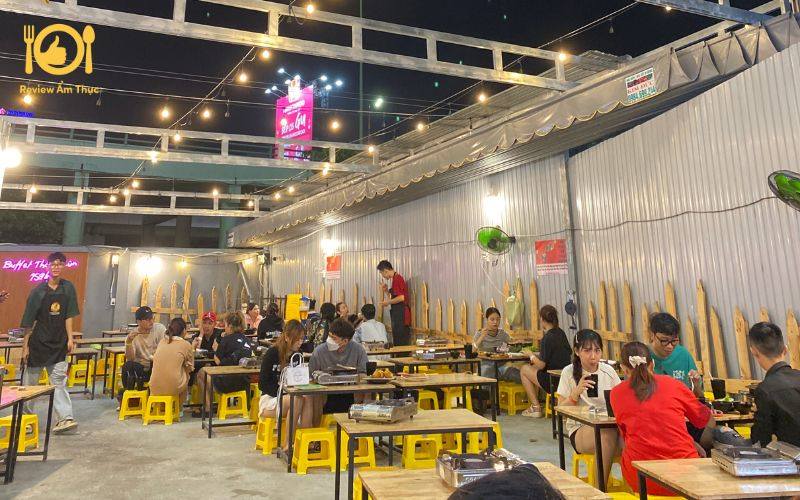 Review bò nướng tảng Thành Lùn có view Landmark 81 triệu đô 8 bò nướng tảng thành lùn