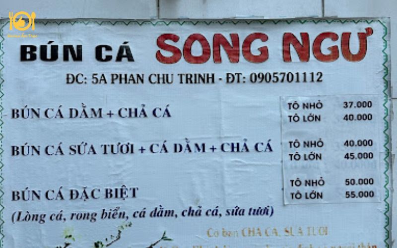 Review quán bún cá Song Ngư Nha Trang - Vị ngon nức tiếng 8 Bún cá Song Ngư Nha Trang