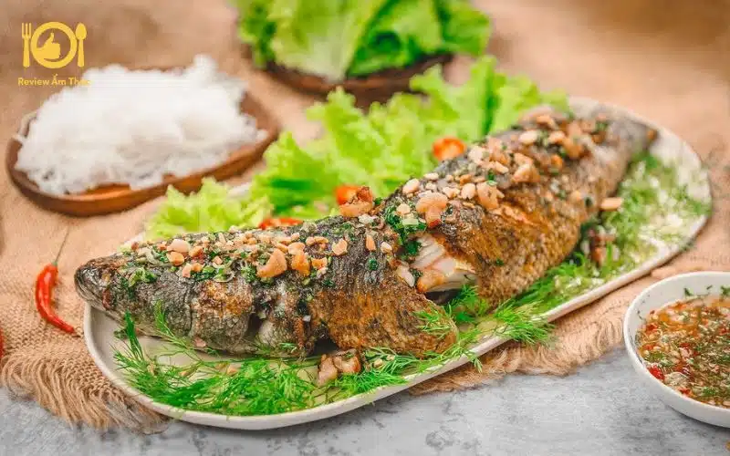 10+ Bí kíp biến tấu món cá lóc nướng "thần thánh" cho mọi bữa cơm 25 Cá lóc nướng mỡ hành