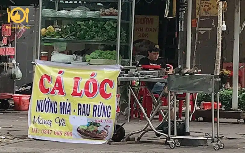 Review quán cá lóc nướng Lữ Gia - Quán lề đường siêu đông khách 7 cá lóc nướng lữ gia