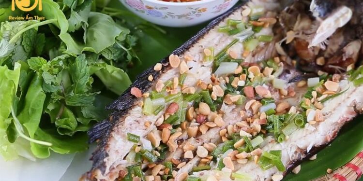 cá lóc nướng mía