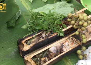 cá lóc nướng ống tre