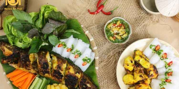 cá lóc nướng riềng mẻ