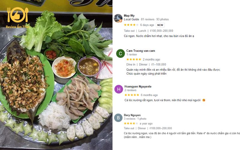 Review quán cá lóc nướng Thy Thy - Có gì mà nổi tiếng đến vậy? 11 cá lóc nướng thy thy