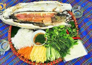 cá lóc nướng tuyết