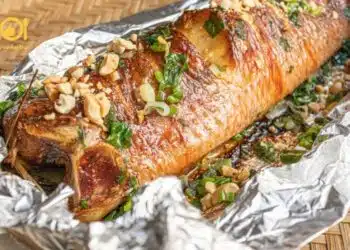 cách làm cá lóc nướng than