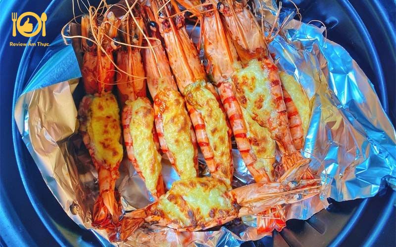 Cách làm tôm nướng phô mai giấy bạc vô cùng hấp dẫn 7 cách làm tôm nướng phô mai giấy bạc