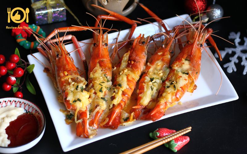 Cách làm tôm nướng phô mai giấy bạc vô cùng hấp dẫn 8 cách làm tôm nướng phô mai giấy bạc