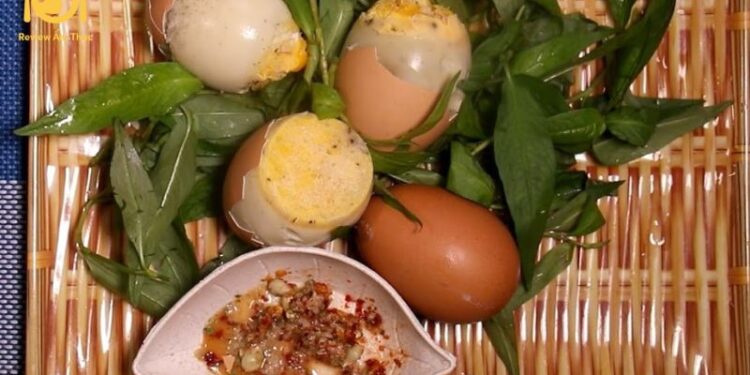 cách làm trứng gà nướng bằng lò nướng