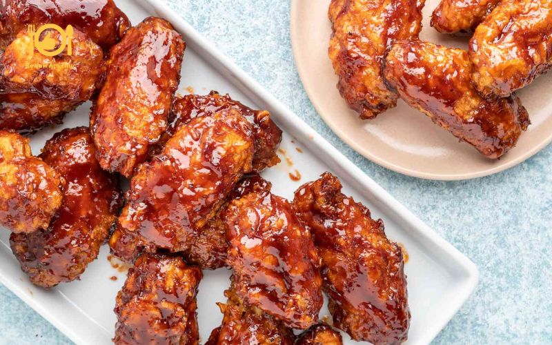 Mách bạn công thức làm cánh gà nướng BBQ chuẩn vị Hàn Quốc 12 cánh gà nướng bbq