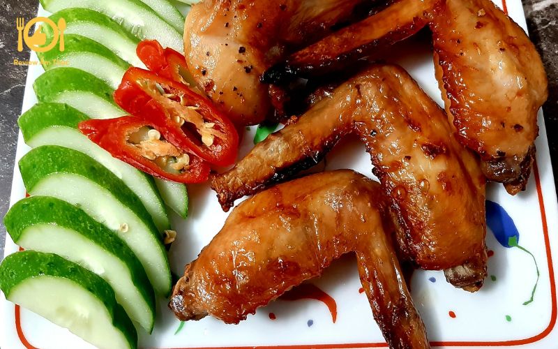 Cách làm cánh gà nướng nước mắm với nồi chiên không dầu 8 cánh gà nướng nước mắm