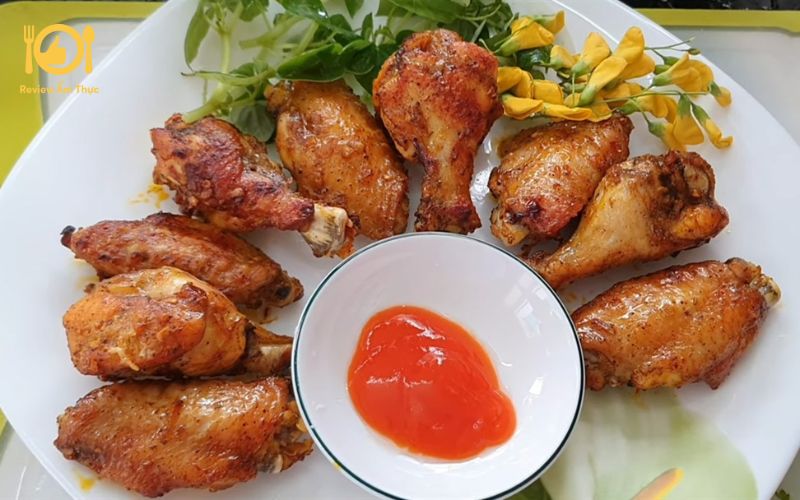 Bí quyết làm món cánh gà nướng sa tế bằng nồi chiên không dầu 13 cánh gà nướng sa tế bằng nồi chiên không dầu