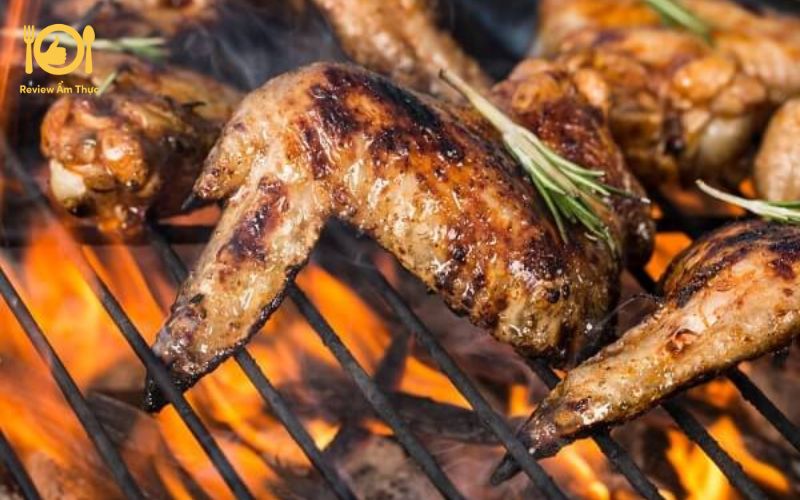 Cách ướp cánh gà nướng than ngon "thần thánh", ăn là ghiền 10 cánh gà nướng than