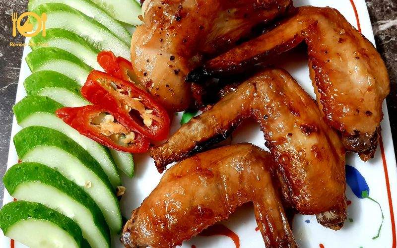 Cách ướp cánh gà nướng than ngon "thần thánh", ăn là ghiền 11 cánh gà nướng than