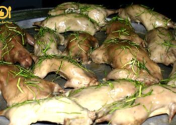 chuột nướng lá chanh