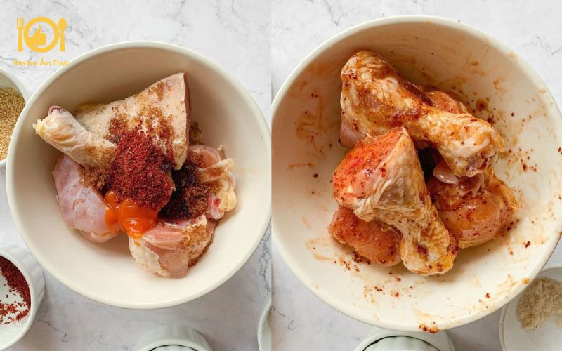 Cách làm đùi gà nướng nồi chiên không dầu ngon tuyệt, chỉ 30 phút 8 đùi gà nướng nồi chiên không dầu