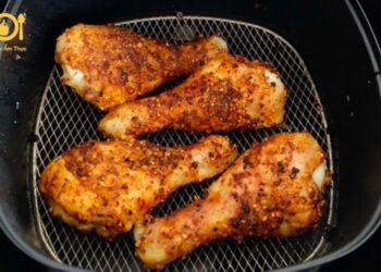Cách làm đùi gà nướng nồi chiên không dầu ngon tuyệt, chỉ 30 phút