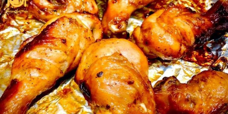 đùi gà nướng sả
