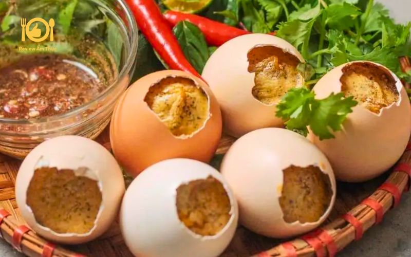 Review hột gà nướng Sóc Nâu - Thiên đường cho tín đồ ghiền trứng 5 hột gà nướng sóc nâu