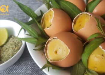 hột gà nướng sóc nâu