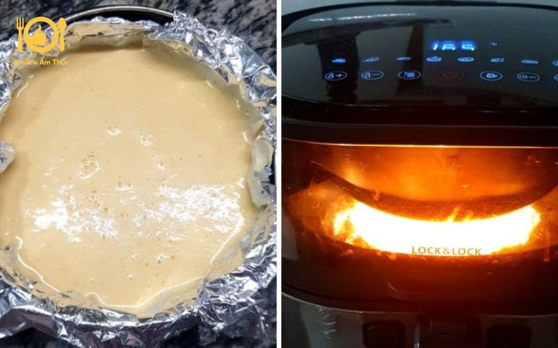 Cách làm bánh bò nướng bằng nồi chiên không dầu nhanh - gọn - lẹ 14 làm bánh bò nướng bằng nồi chiên không dầu