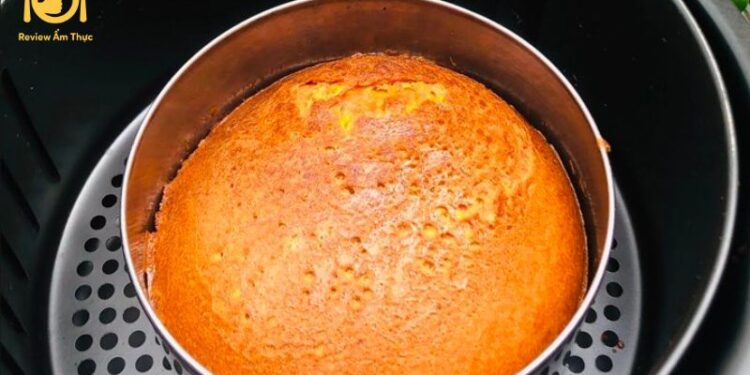 Cách làm bánh bò nướng bằng nồi chiên không dầu nhanh - gọn - lẹ