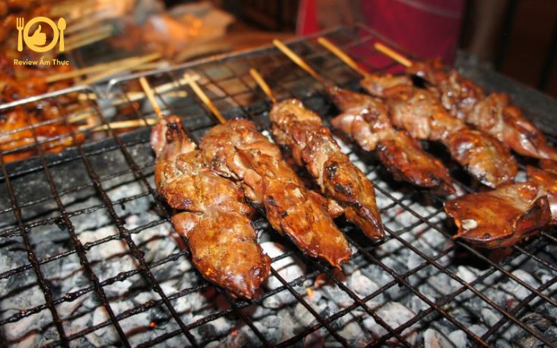 Khám phá ngay 3 món lòng gà nướng ngon cho buổi nhậu thêm vui 16 lòng gà nướng