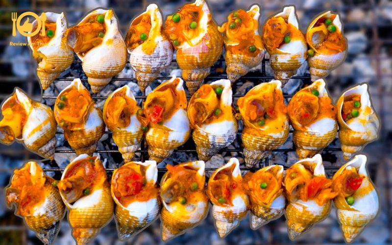 Top 2 món ốc bulot nướng ngon làm “Xiêu lòng” các tín đồ sành ăn 8 ốc bulot nướng