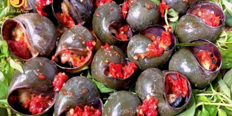 ốc bươu nướng muối ớt