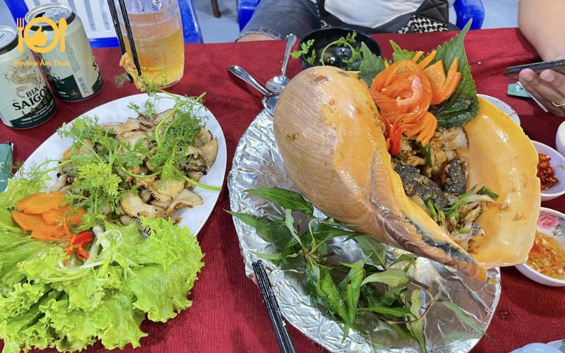 Cách làm ốc giác nướng mỡ hành chuẩn vị, ăn là ghiền 9 ốc giác nướng mỡ hành