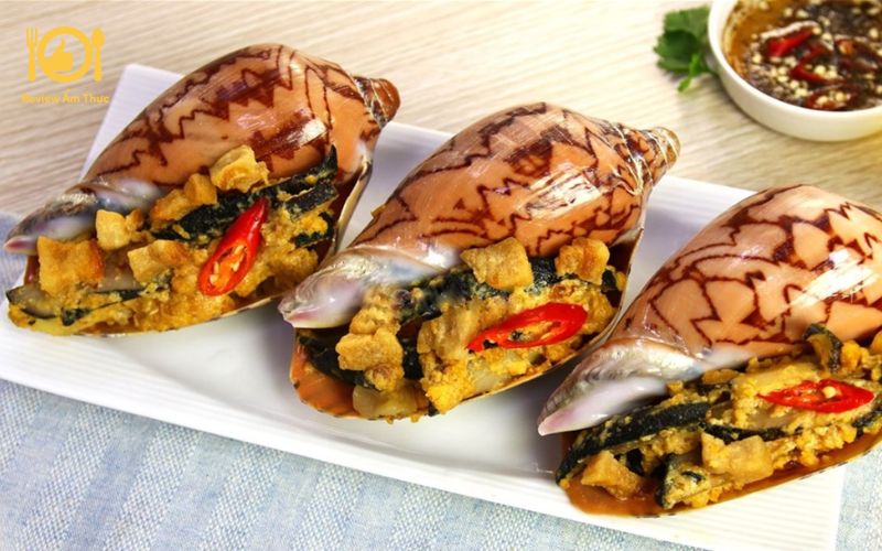 Cách làm ốc giác nướng mỡ hành chuẩn vị, ăn là ghiền 10 ốc giác nướng mỡ hành